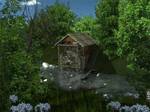 AD Water Mill   Animated Desktop Wallpaper